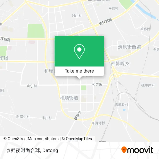 京都夜时尚台球 map