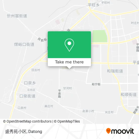 盛秀苑小区 map