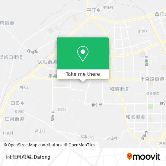同海粗粮城 map