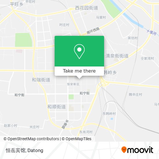恒岳宾馆 map