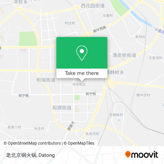 老北京铜火锅 map