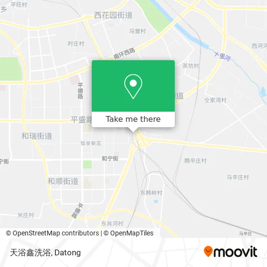 天浴鑫洗浴 map