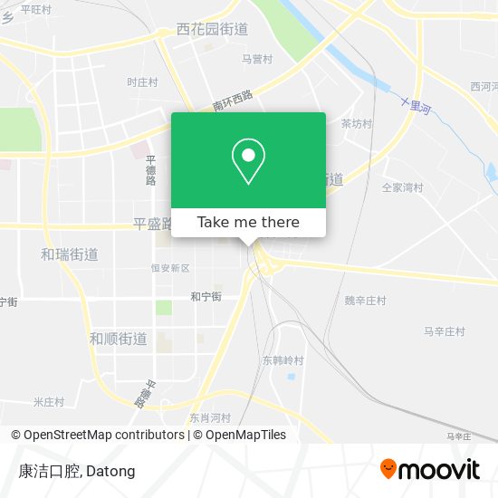 康洁口腔 map