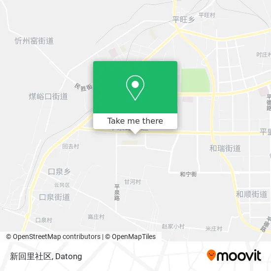 新回里社区 map