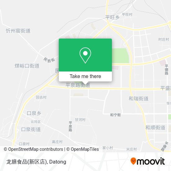 龙膳食品(新区店) map