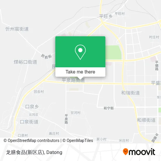 龙膳食品(新区店) map