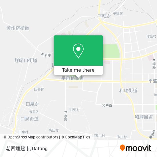 老四通超市 map