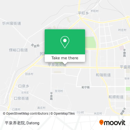 平泉养老院 map