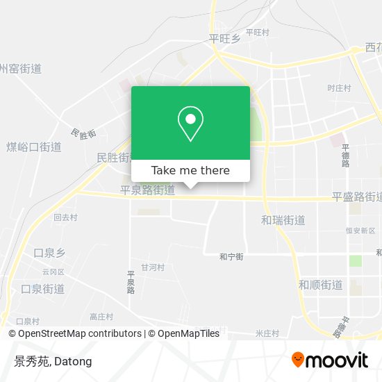 景秀苑 map