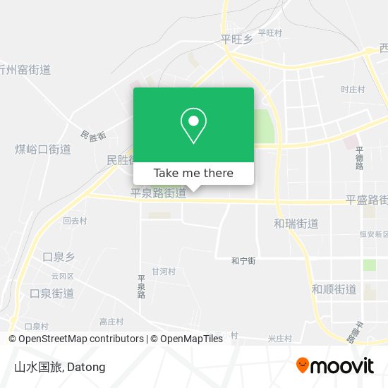 山水国旅 map