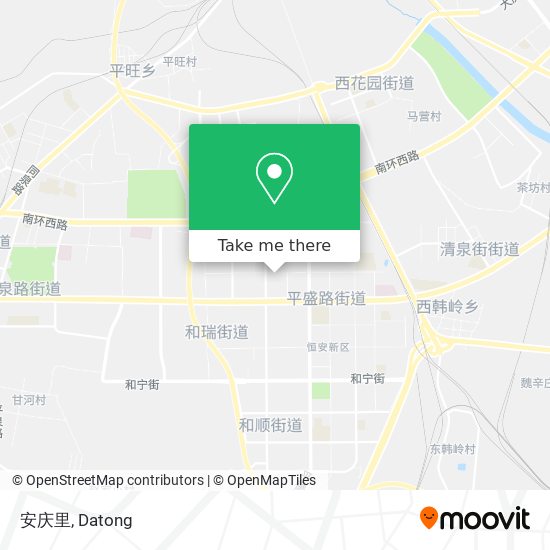 安庆里 map