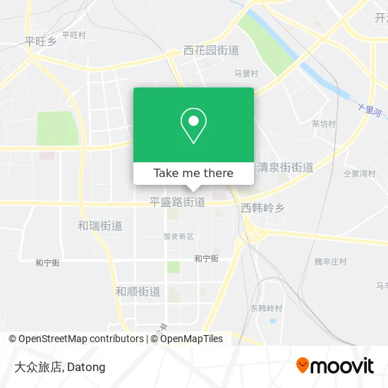 大众旅店 map