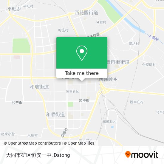 大同市矿区恒安一中 map