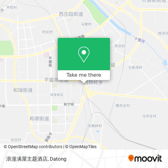 浪漫满屋主题酒店 map