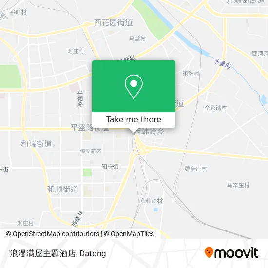 浪漫满屋主题酒店 map