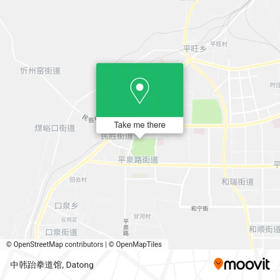 中韩跆拳道馆 map