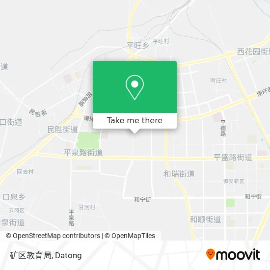 矿区教育局 map