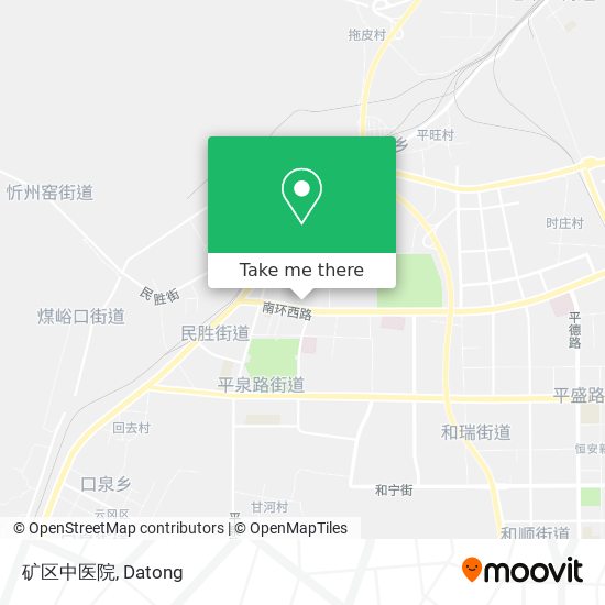 矿区中医院 map