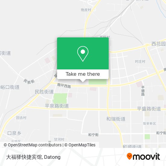 大福驿快捷宾馆 map