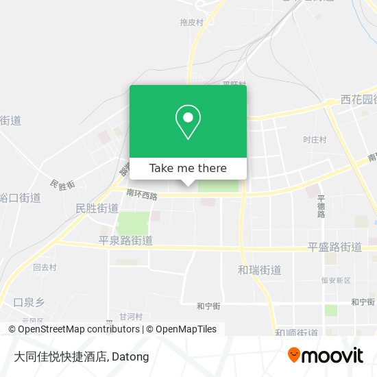 大同佳悦快捷酒店 map
