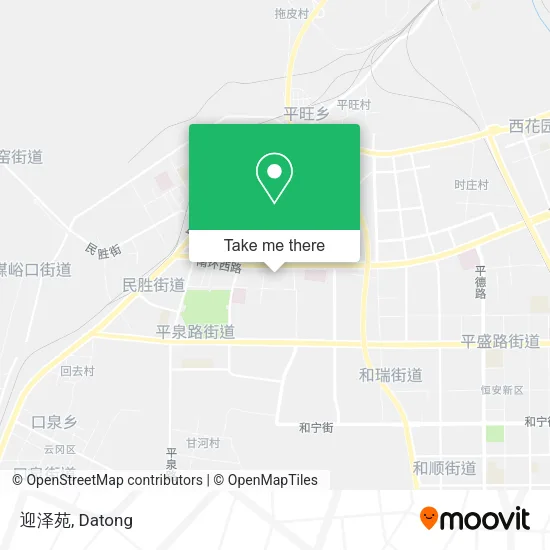 迎泽苑 map
