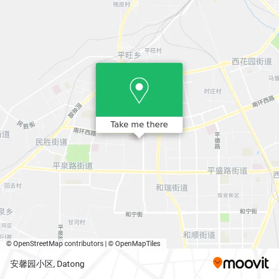 安馨园小区 map