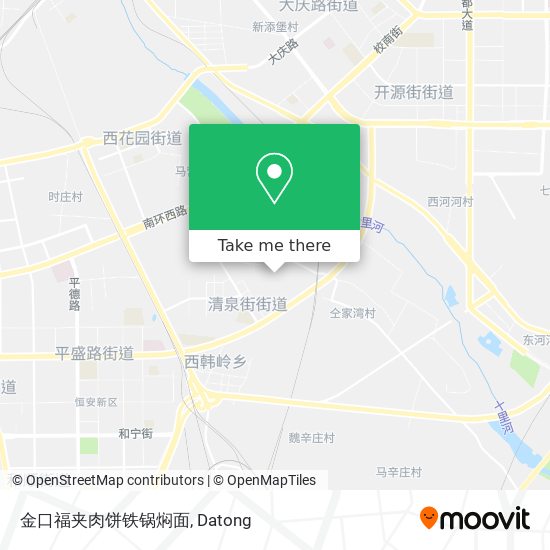 金口福夹肉饼铁锅焖面 map