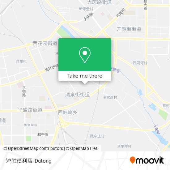鸿胜便利店 map