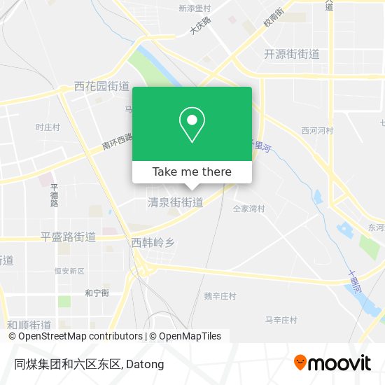同煤集团和六区东区 map