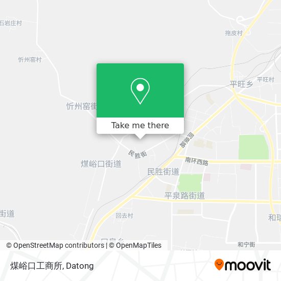 煤峪口工商所 map