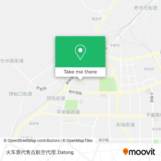 火车票代售点航空代理 map