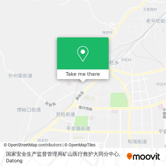国家安全生产监督管理局矿山医疗救护大同分中心 map