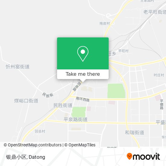 银鼎小区 map