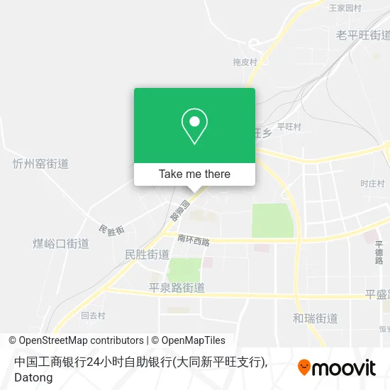 中国工商银行24小时自助银行(大同新平旺支行) map