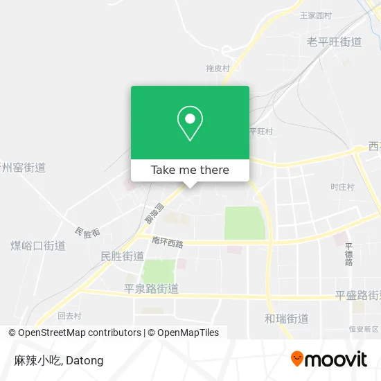 麻辣小吃 map