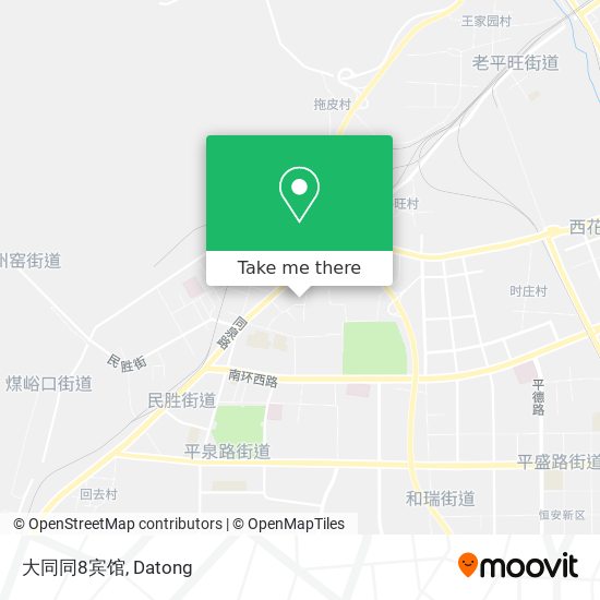 大同同8宾馆 map