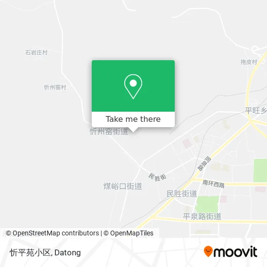 忻平苑小区 map