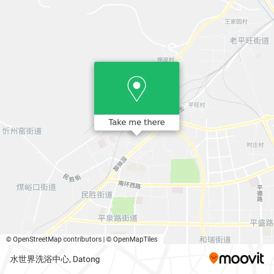 水世界洗浴中心 map