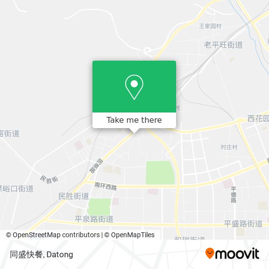 同盛快餐 map