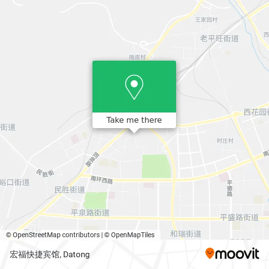 宏福快捷宾馆 map