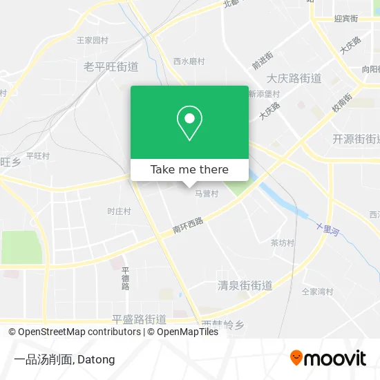 一品汤削面 map