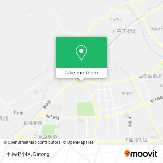 平易街小区 map
