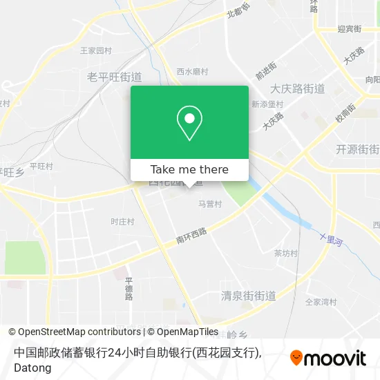 中国邮政储蓄银行24小时自助银行(西花园支行) map