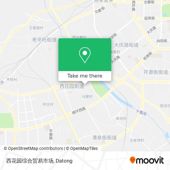 西花园综合贸易市场 map