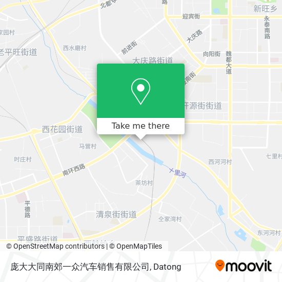 庞大大同南郊一众汽车销售有限公司 map