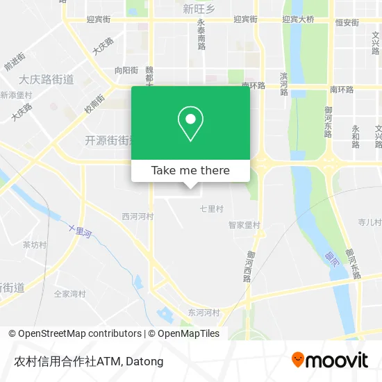 农村信用合作社ATM map