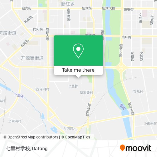 七里村学校 map