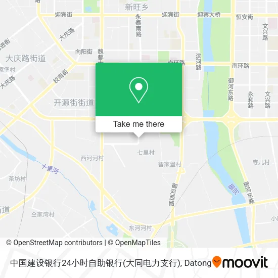 中国建设银行24小时自助银行(大同电力支行) map