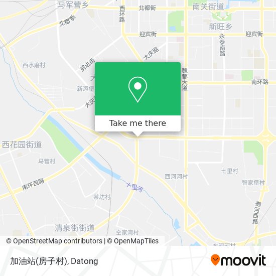 加油站(房子村) map