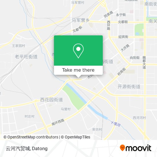 云河汽贸城 map